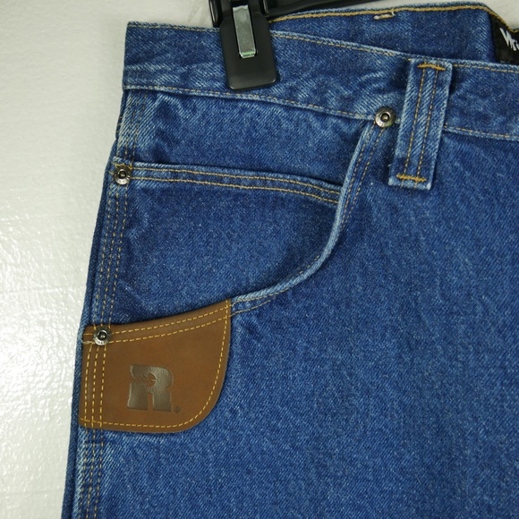 Wrangler Riggs Workwear Mens 34x36 Dark Wash Jean - Picture 5 of 7